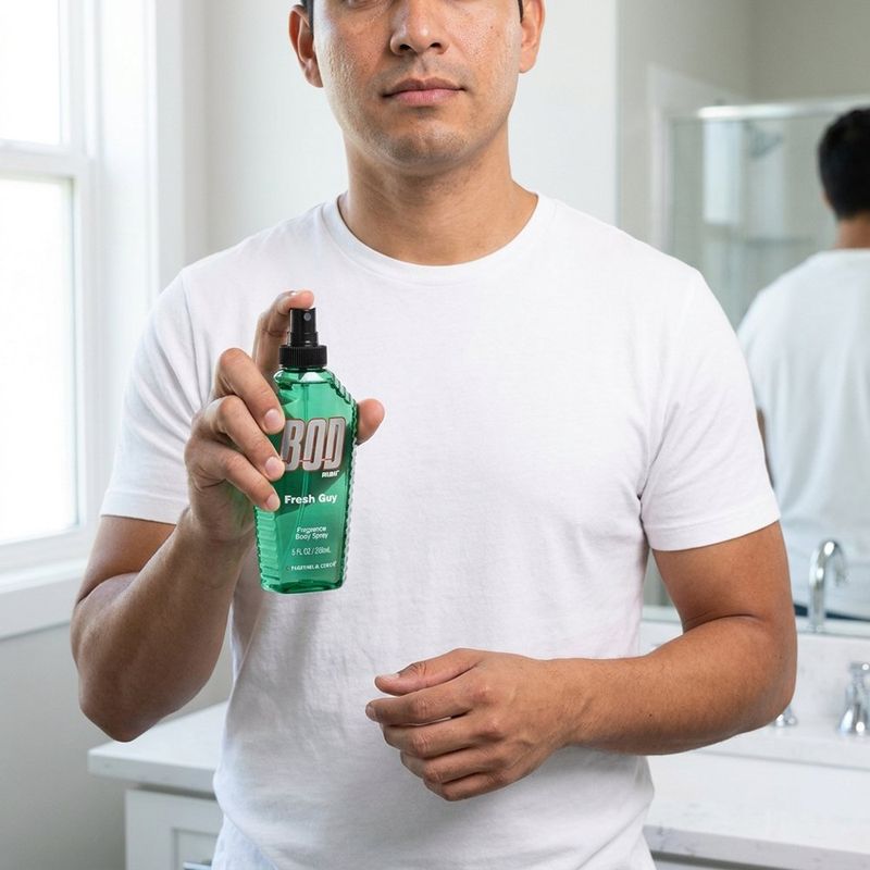 Splash Corporal Masculino Fresh Guy Aroma Frutal Amaderado de 236 mL Color Verde