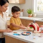 Set para Pizzas con Horno Ingredientes y Accesorios de Juguete
