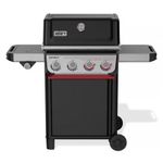 Churrasquera a Gas Spirit E-435 con 4 Quemadores 35,000 BTU Negra
