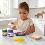 Set de Sándwich con Ingredientes Moldeables y Accesorios de Juguete