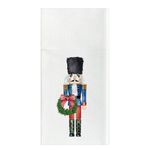 Set de 6 Porta Cubiertos Navideños de Papel 40 x 40 cm Diseño de Cascanueces