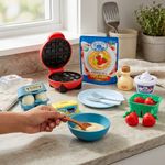 Set de Waffles Infantiles con Máquina y Accesorios Moldeables de Cocina