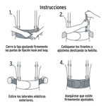 Faja Lumbar Tipo Cinturón con Tirantes Talla S