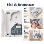 Cinta para Etiquetadora B18 y N1 para Transferencia Térmica Color Blanco