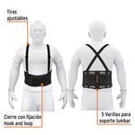Faja Lumbar Tipo Cinturón con Tirantes Talla S