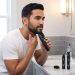 Kit Recortador de Barba The Works MB906 para Barba, Nariz y Oídos Negro