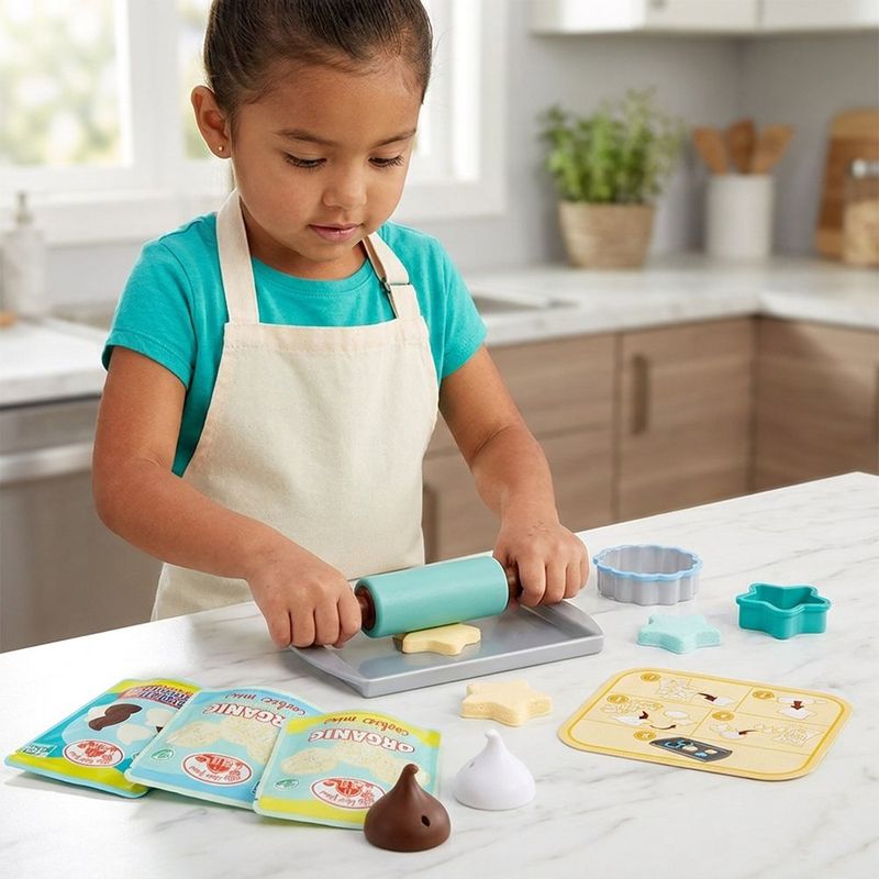 Set de Galletas de Juguete con Accesorios de Repostería