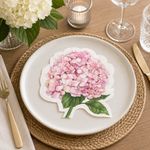 Set de 20 Servilletas de Papel 33 x 33 cm de 3 Capas con Hortensia Rosa