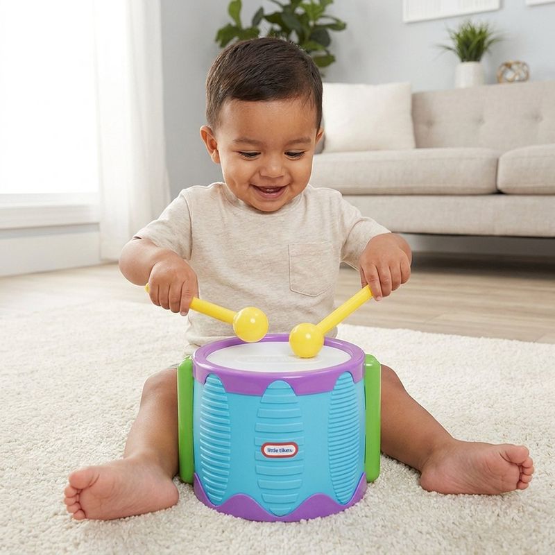 Tambor Musical Infantil Tap a Tune con Baquetas
