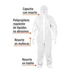 Overol Desechable de Polipropileno Talla XL