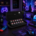 Estuche de Viaje para Nintendo Switch 2 con Compartimento para Juegos Negro