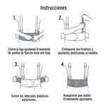 Faja Lumbar Tipo Cinturón con Tirantes Talla XL