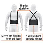 Faja Lumbar Tipo Cinturón con Tirantes Talla XL