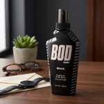 Splash Corporal Masculino Black Aroma Cítrico Amaderado de 236 mL Color Negro