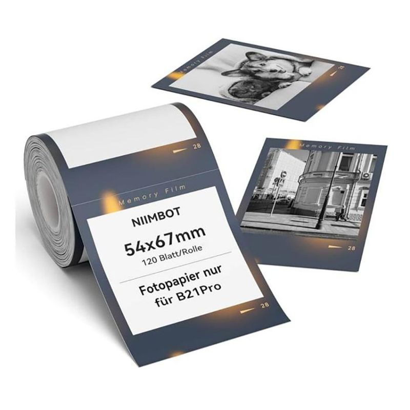 Etiqueta Térmica T54 x 67 mm Best Year para Impresión Fotográfica