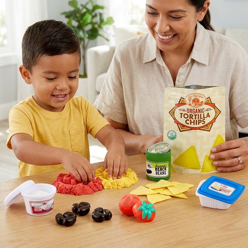 Set de Nachos con Ingredientes Moldeables y Accesorios de Juguete