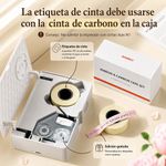 Combo Listón Satin y Cinta de Carbón para Etiquetadora N1
