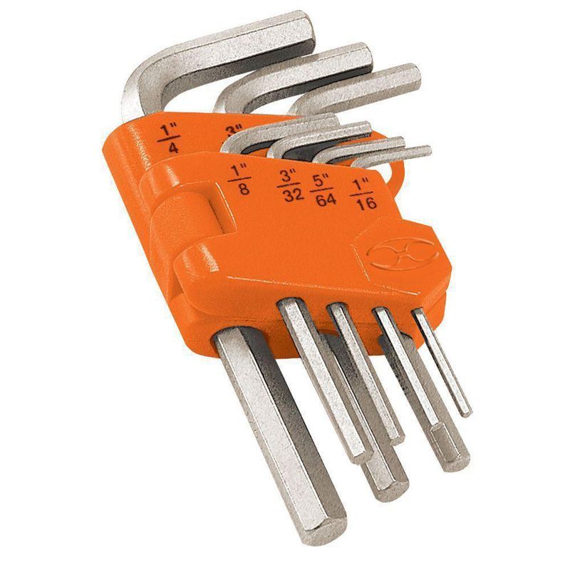 Set Llave Hexagonal Corta 7 Piezas - Truper