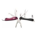 Navaja Multiherramienta Roja con 12 Funciones y Diseño Butterfly Compacto