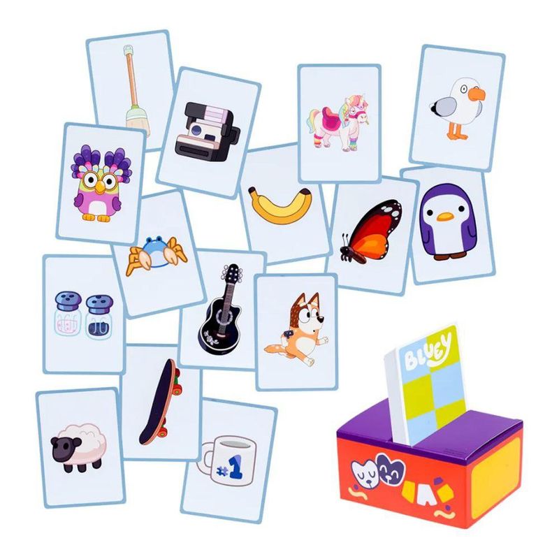 Juego de Charadas Bluey Dilo con Mímica para Niños