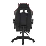 Silla Gamer Reclinable color Negro con Rojo