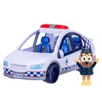 Carro de Policía Bluey con Figura de Perro Policía y Sonidos