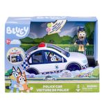 Carro de Policía Bluey con Figura de Perro Policía y Sonidos