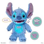 Peluche Interactivo Disney Stitch Palm Puppetronic 40+ Sonidos y Movimientos