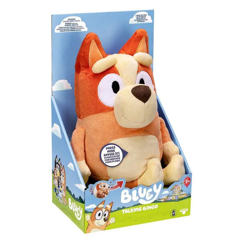 Peluche Interactivo Bingo Bluey con Sonidos y Frases