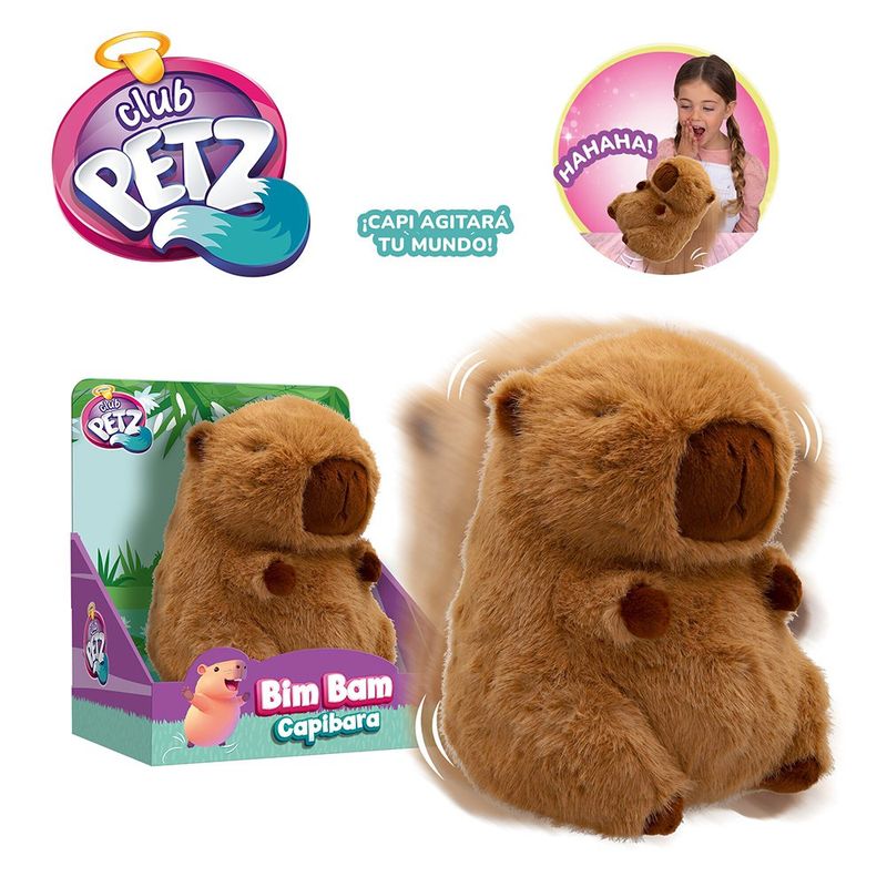 Capibara Interactiva de Peluche Bim Bam con Sonidos
