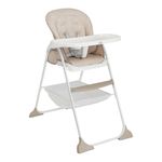 Silla de Comer Mimzy Snacker Taupe con Bandeja y Plegado Compacto Beige