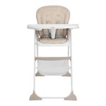Silla de Comer Mimzy Snacker Taupe con Bandeja y Plegado Compacto Beige