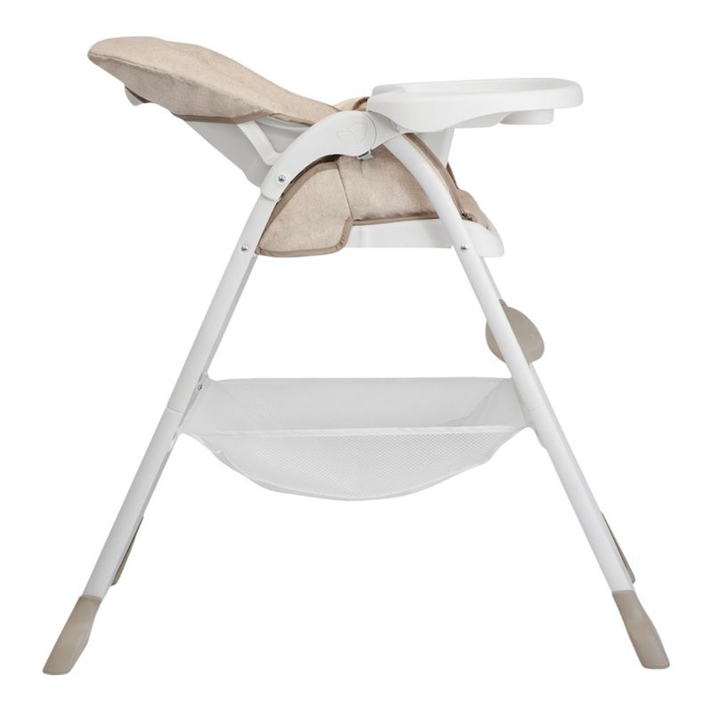 Silla de Comer Mimzy Snacker Taupe con Bandeja y Plegado Compacto Beige