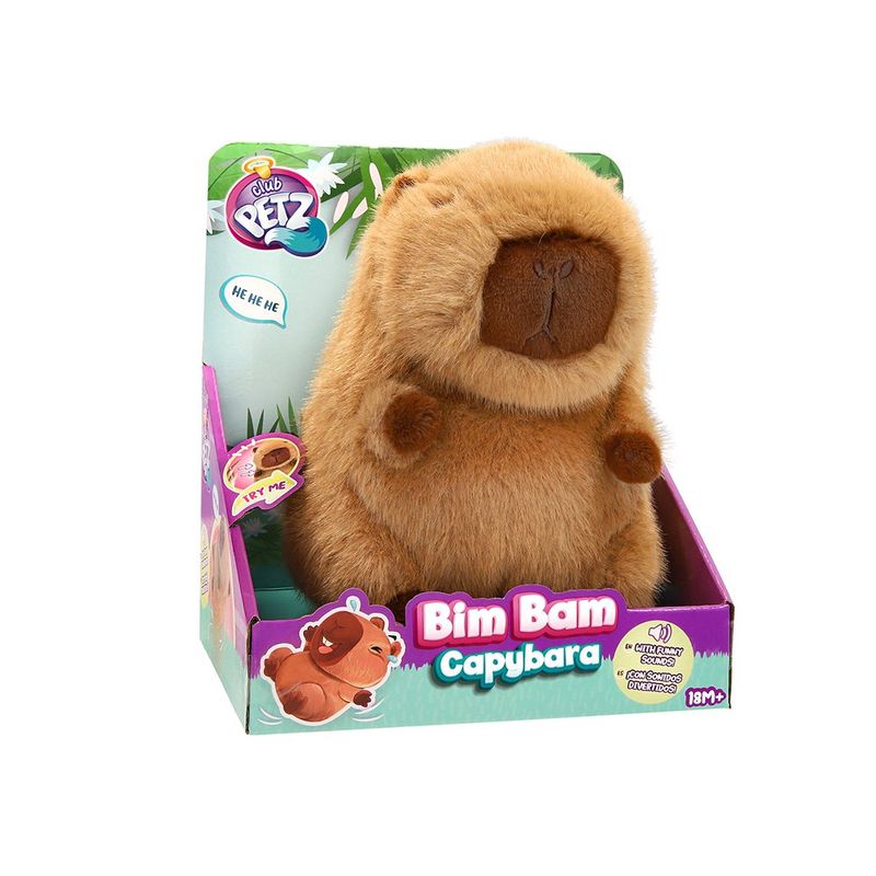 Capibara Interactiva de Peluche Bim Bam con Sonidos