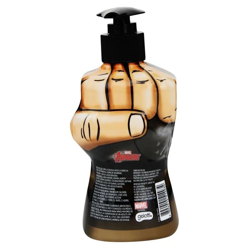 Jabón Líquido para Manos Avengers de 300 mL con Dispensador - Diseño Surtido
