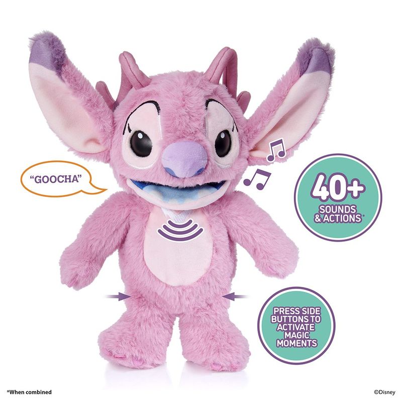 Peluche Interactivo Disney Angel Palm Puppetronic 40+ Sonidos y Movimiento