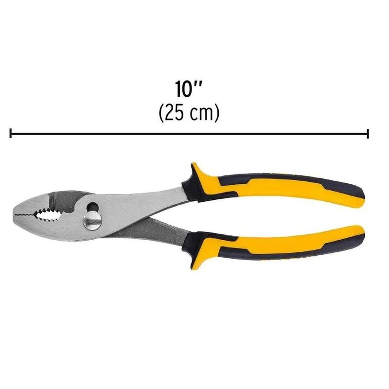 Pinza de Chofer 10 plg con Mango Comfort Grip Color Amarillo