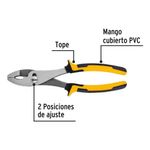 Pinza de Chofer 10 plg con Mango Comfort Grip Color Amarillo
