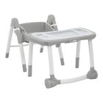 Silla de Comer Multiply 6 en 1 Portrait Ajustable con Bandeja y Cojín Gris