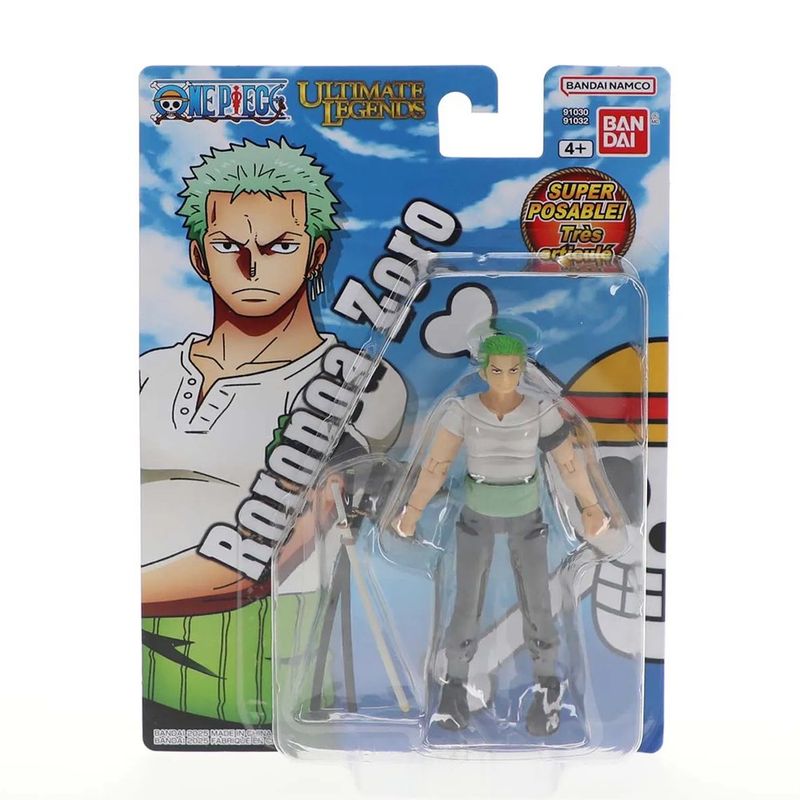 Figura de Acción Roronoa Zoro Ultimate Legends de 12.7 Cm