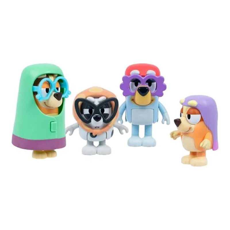 Set de Figuras Bluey Here Come The Grannies 4 Personajes