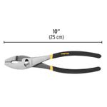 Pinza de Chofer 10 plg con Mango de Vinil Antiderrapante Color Negro