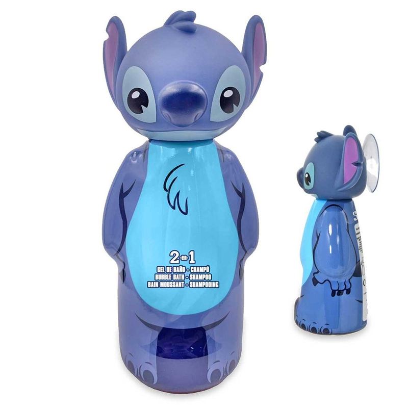 Shampoo 3 en 1 Biotoons Stitch de 300 mL para Cabello Infantil Azul