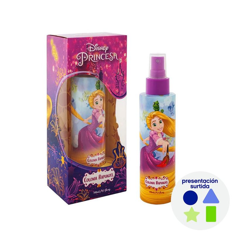 Perfume Infantil Princesas Disney de 140 mL con Atomizador - Presentación Surtida