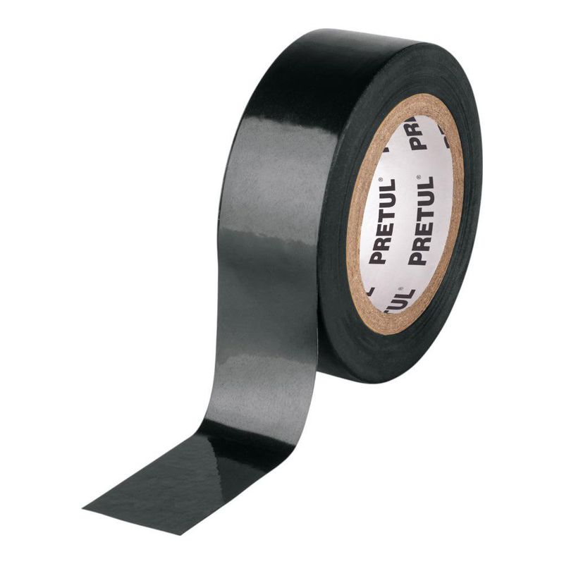 Cinta de Aislar para Instalaciones Eléctricas 19 mm x 9 Metros Color Negro