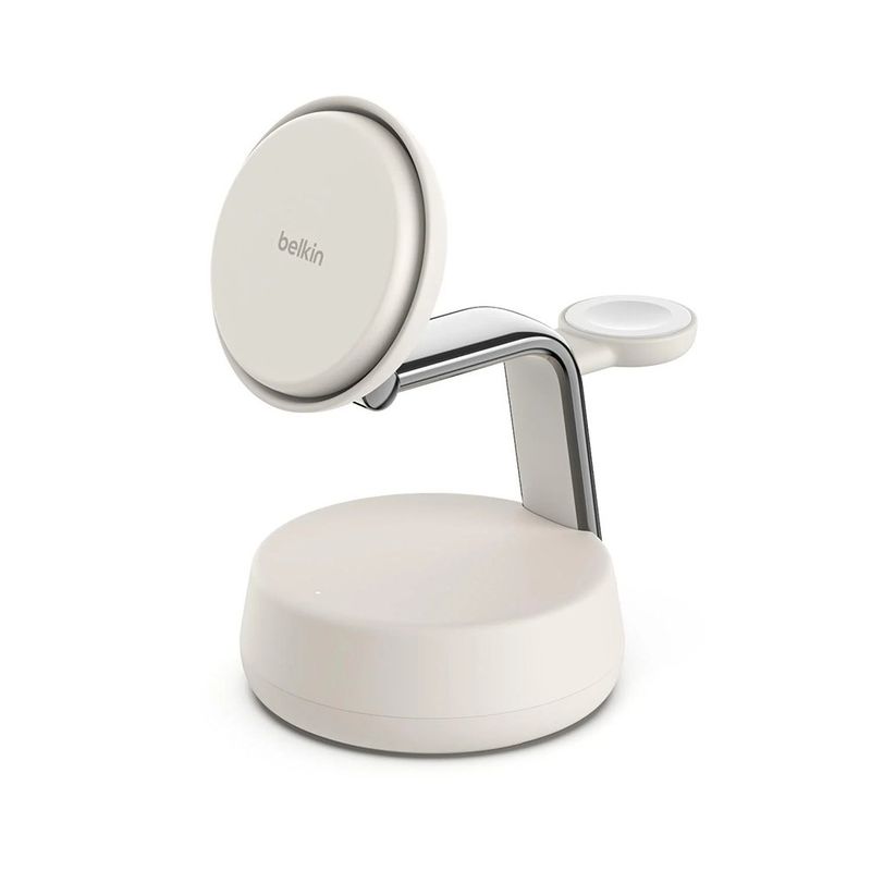 Estación de Carga Inalámbrica Ultra Charge Pro MagSafe 3 en 1 Color Beige