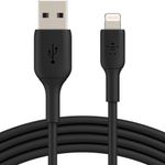Cable USB-A a Lightning de 2 Metros Color Negro