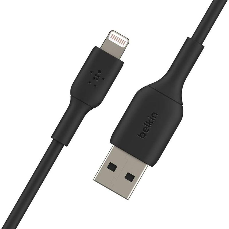 Cable USB-A a Lightning de 2 Metros Color Negro