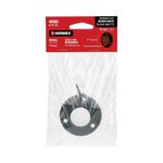 Brida para Tubo Redondo de Clóset Color Negra