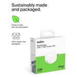Cubo de Carga BoostCharge USB-C 20 W Color Blanco